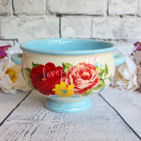 🌸 Pioneer Woman Floral Medley 20-Ounce Soup Bowls - Picture 6 of 6